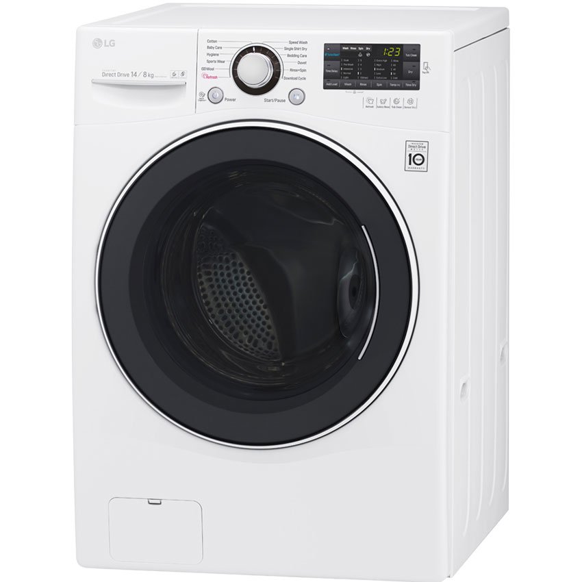 Máy giặt LG lồng ngang 14kg F2514DTGW Inverter Direct Drive