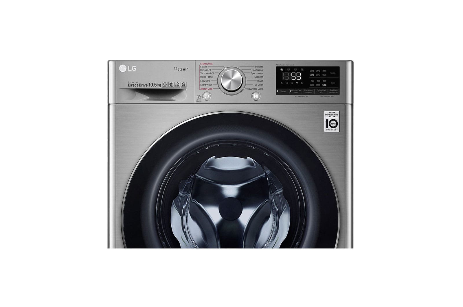 Máy giặt lồng ngang thông minh LG AI DD 10.5kg FV1450S3V