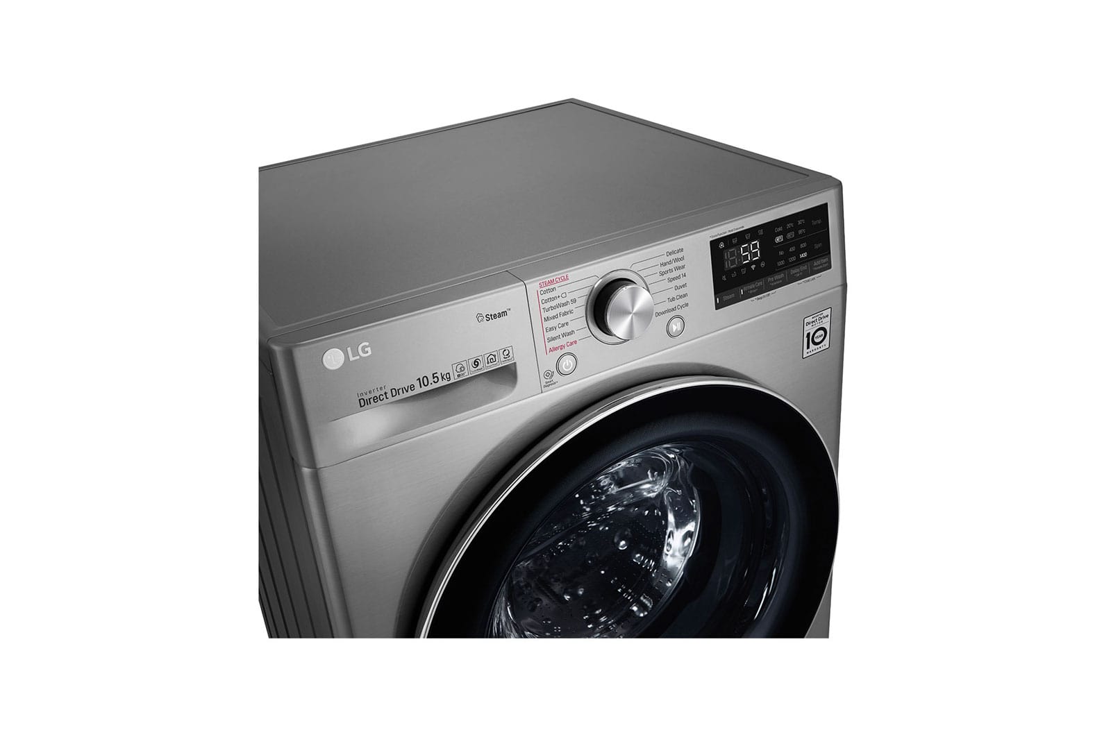 Máy giặt lồng ngang thông minh LG AI DD 10.5kg FV1450S3V