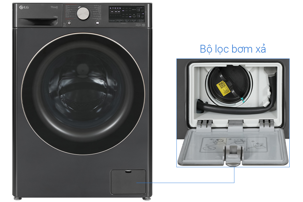 Máy giặt lồng ngang LG Inverter 14Kg FV1414S3BA