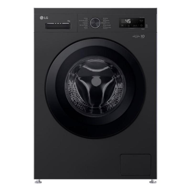 Máy giặt lồng ngang LG Inverter 9kg màu đen bóng FB1209S5O