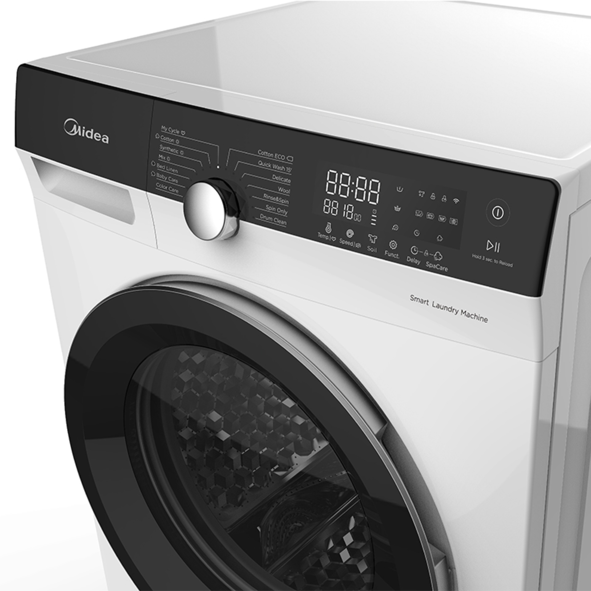 Máy giặt lồng ngang Midea Inverter 9.5Kg MFK95-1401WK