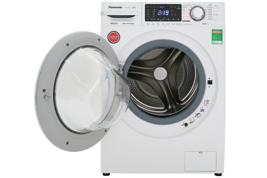 Máy giặt lồng ngang Panasonic Inverter 10Kg NA-V10FG1WVT