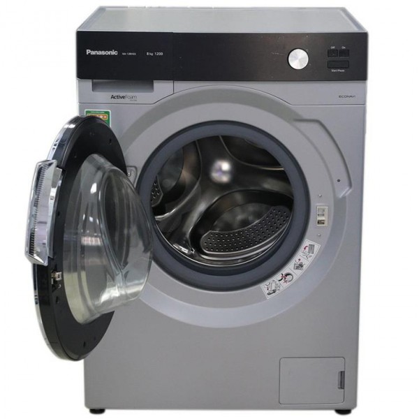 Máy giặt 8 Kg Panasonic NA-128VG5LVT, lồng ngang
