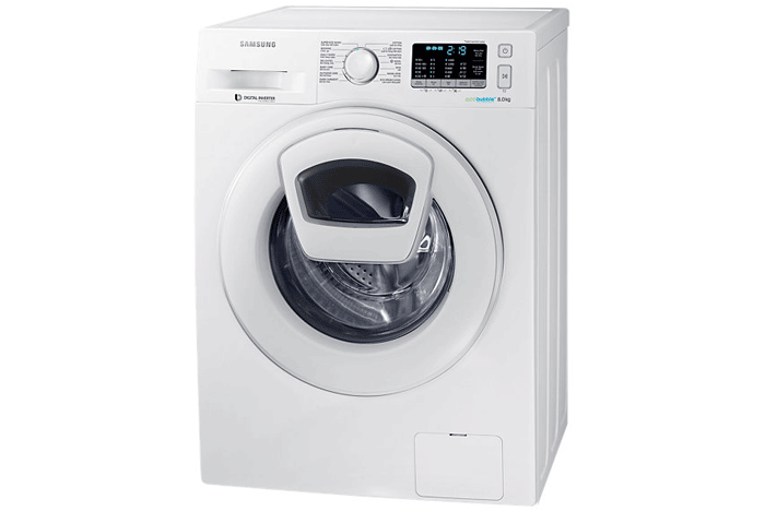 Máy giặt 8 Kg Samsung Addwash WW80K5410WW/SV hơi nước