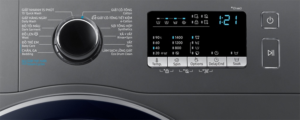 Máy giặt lồng ngang Samsung Inverter 10Kg WW10K44G0UX/SV