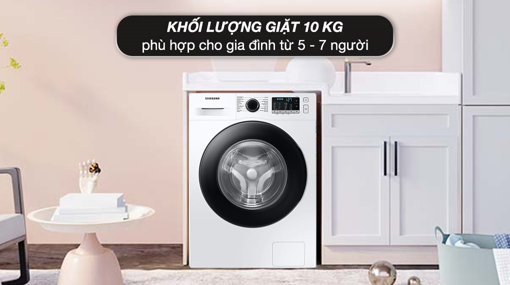 Máy giặt lồng ngang Samsung Inverter 10Kg WW10TA046AE/SV