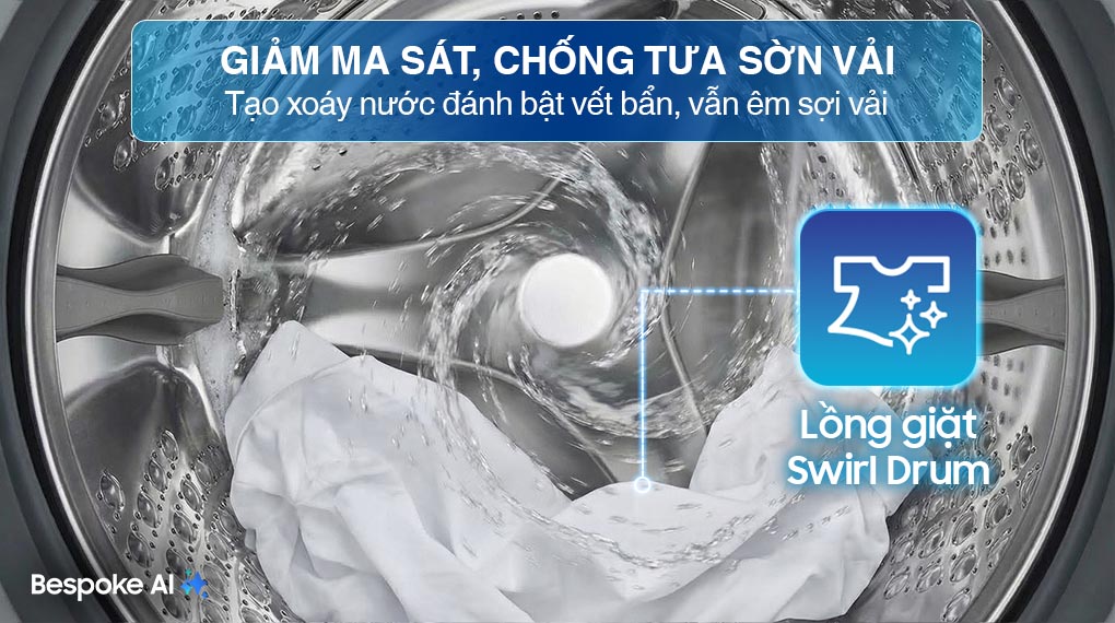 Máy giặt Lồng ngang Samsung Inverter 12 kg WW12CG604DLBSV