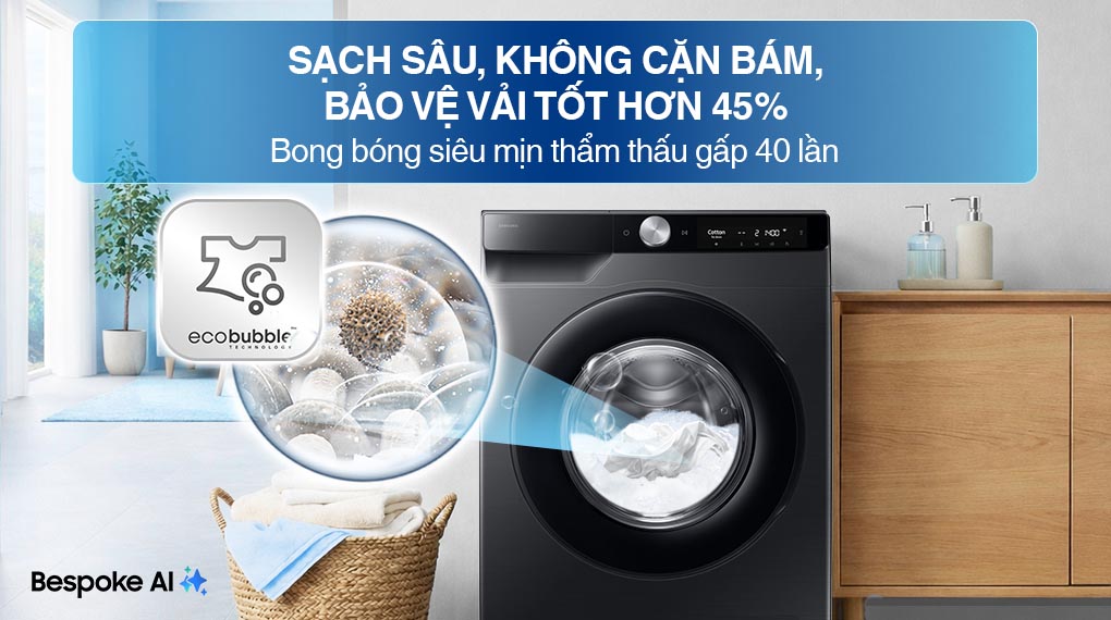 Máy giặt Lồng ngang Samsung Inverter 12 kg WW12CG604DLBSV