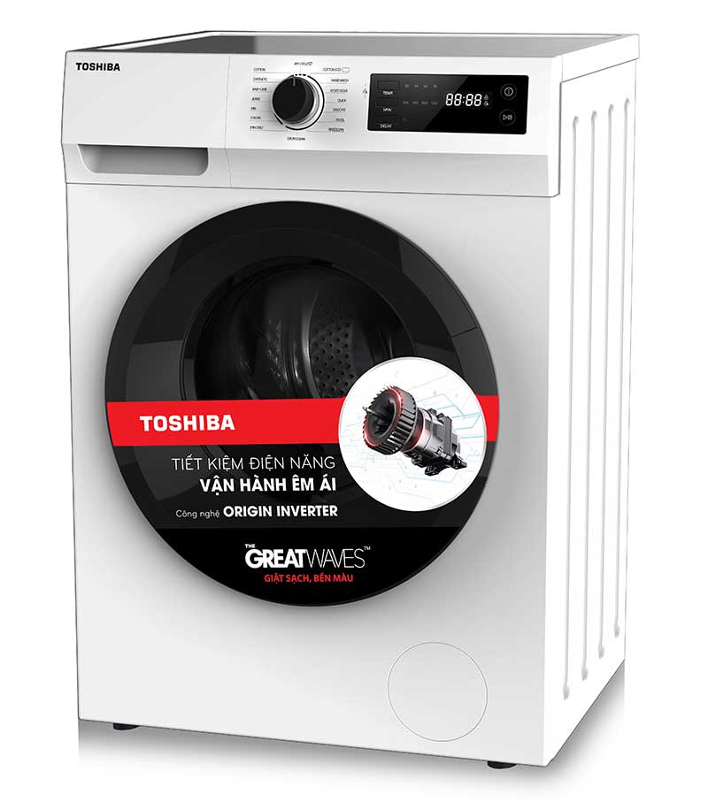 Máy giặt lồng ngang Toshiba Inverter 7,5Kg TW-BK85S2V(WK)