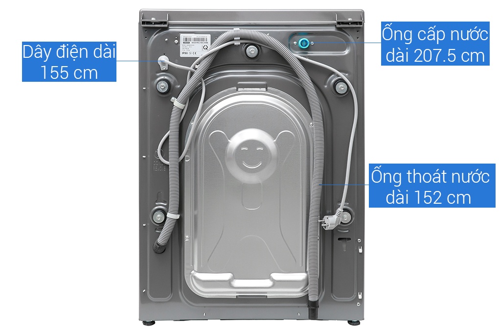 Máy giặt AddWash 9.5Kg + Sấy 6kg Samsung WD95K5410OX/SV