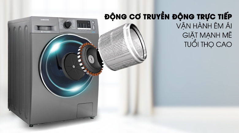 Máy giặt AddWash 9.5Kg + Sấy 6kg Samsung WD95K5410OX/SV