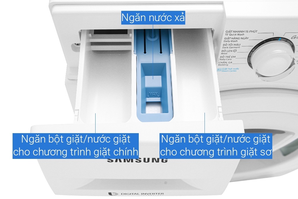 Máy giặt Samsung Addwash 9Kg WW90K44G0YW/SV lồng ngang