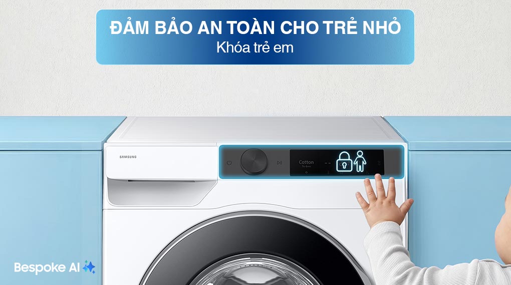 Máy giặt Samsung AI EcoBubble Inverter 10 kg WW10DG6U34LESV