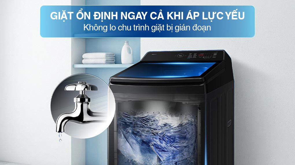 Máy giặt Samsung Ecobubble Inverter 12.5 kg WA40F12E4CSV