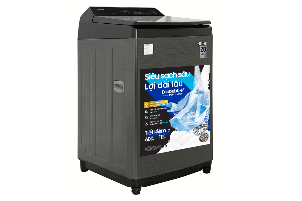 Máy giặt Samsung Ecobubble Inverter 17 kg WA17CG6886BVSV