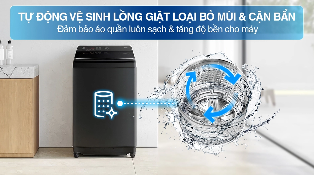 Vì sao máy giặt Samsung cửa trên WA40F17E7CSV được đánh giá cao trong phân khúc 17kg?