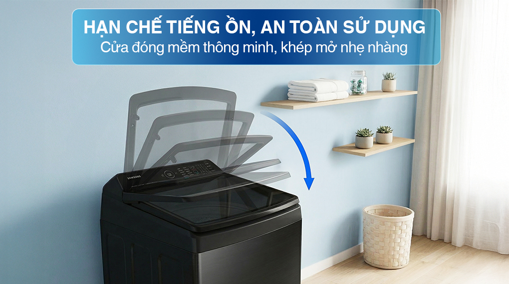 Máy giặt Samsung Ecobubble Inverter 17 kg WA40F17E7CSV