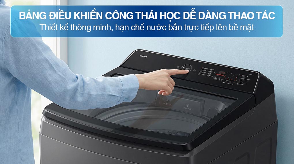 Máy Giặt Samsung Ecobubble Inverter 9.5kg WA40F95E1CSV
