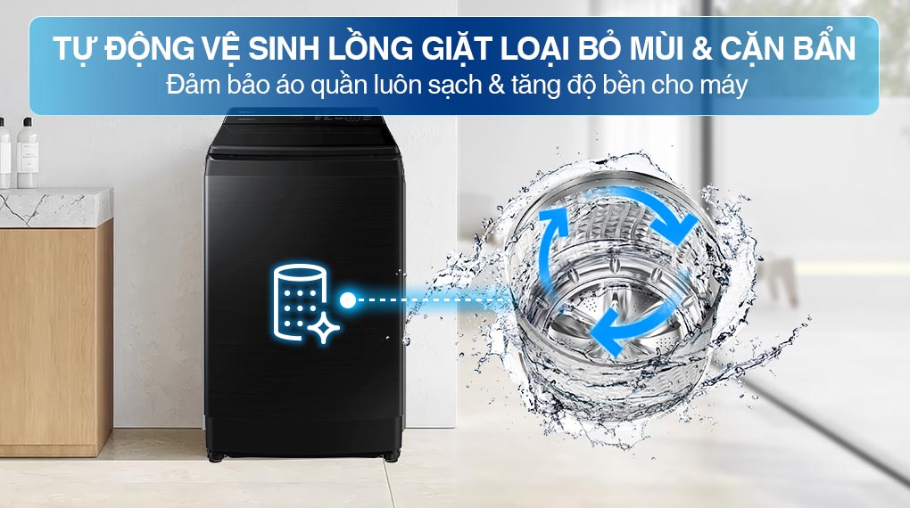 Máy giặt Samsung Inverter 12Kg WA12CG5745BVSV
