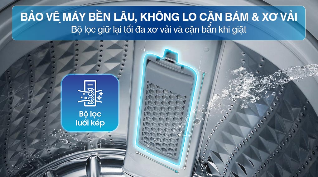 Máy giặt Samsung Inverter 12Kg WA12CG5745BVSV