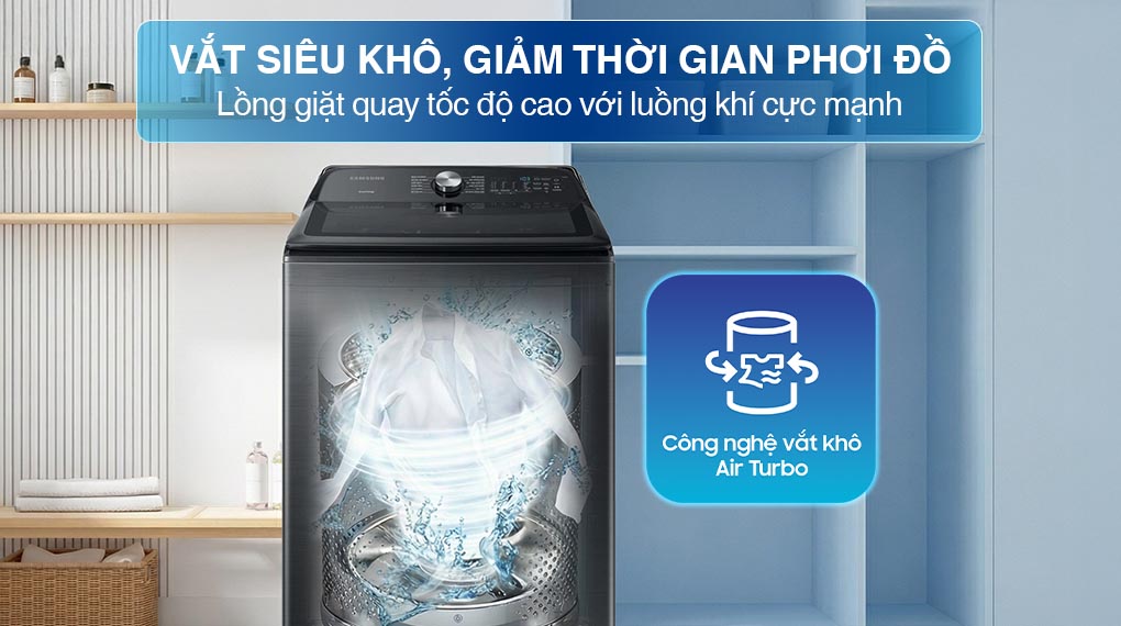 Máy Giặt Samsung Inverter 23Kg WA23A8377GV/SV