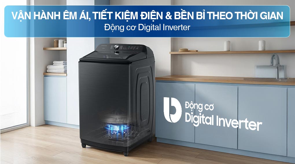 Máy Giặt Samsung Inverter 23Kg WA23A8377GV/SV