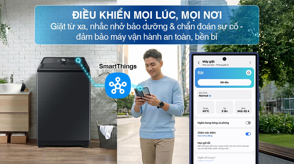 Máy Giặt Samsung Inverter 23Kg WA23A8377GV/SV