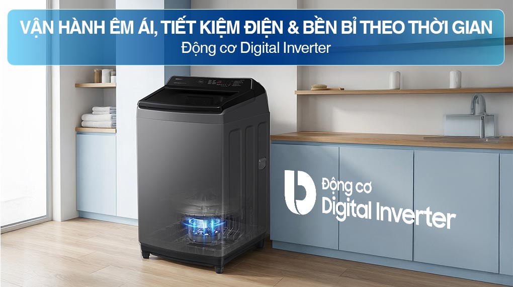 Máy giặt Samsung Inverter 9.5Kg WA95CG4545BDSV