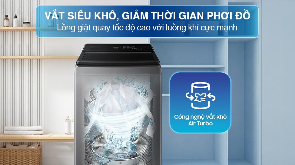 Máy giặt Samsung Inverter 9.5Kg WA95CG4545BDSV