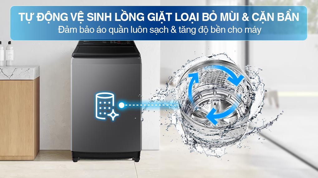 Máy giặt Samsung Inverter 9.5Kg WA95CG4545BDSV