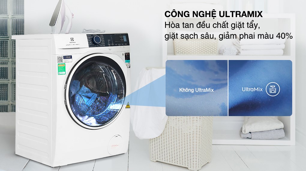 Máy giặt sấy Electrolux 9Kg + sấy 6Kg EWW9024P5WB