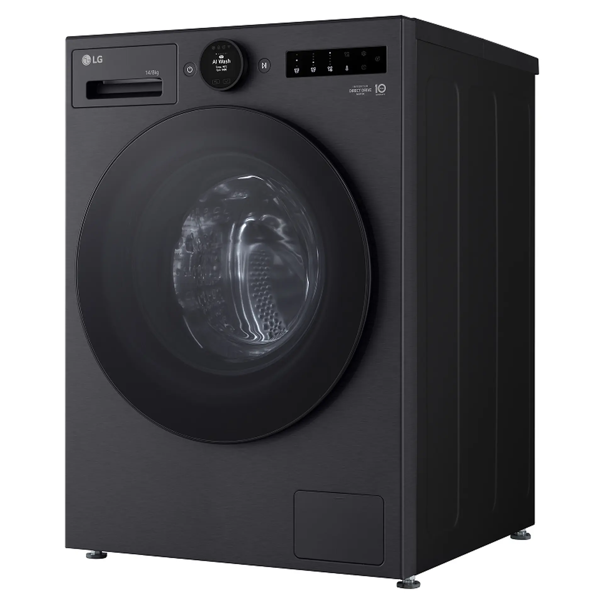 Máy giặt sấy lồng ngang LG AI DD™ 2.0 Inverter 12/7kg màu đen FX1412R3KA