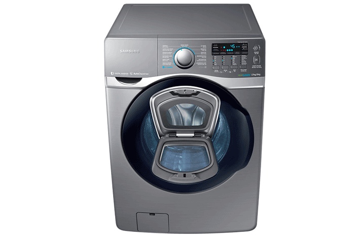Máy giặt 17 Kg Samsung Addwash WD17J7825KP lồng ngang, sấy 9 kg