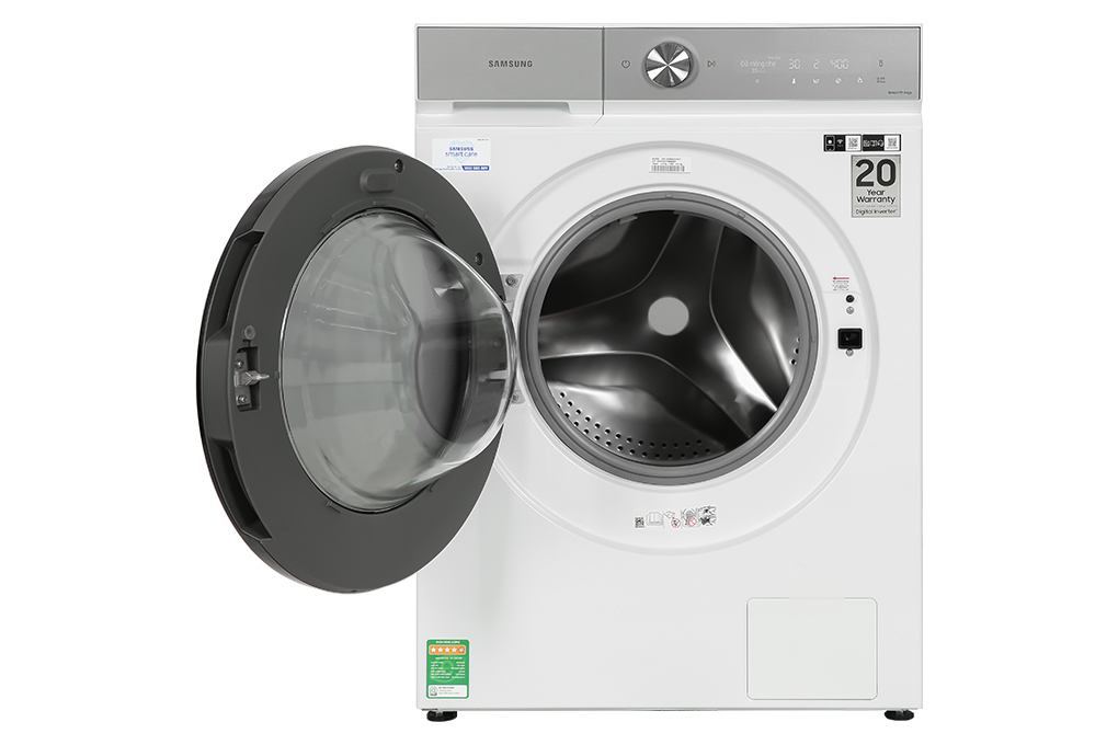 Máy giặt sấy Samsung Bespoke AI Inverter giặt 12 kg - sấy 8 kg WD12BB944DGHSV
