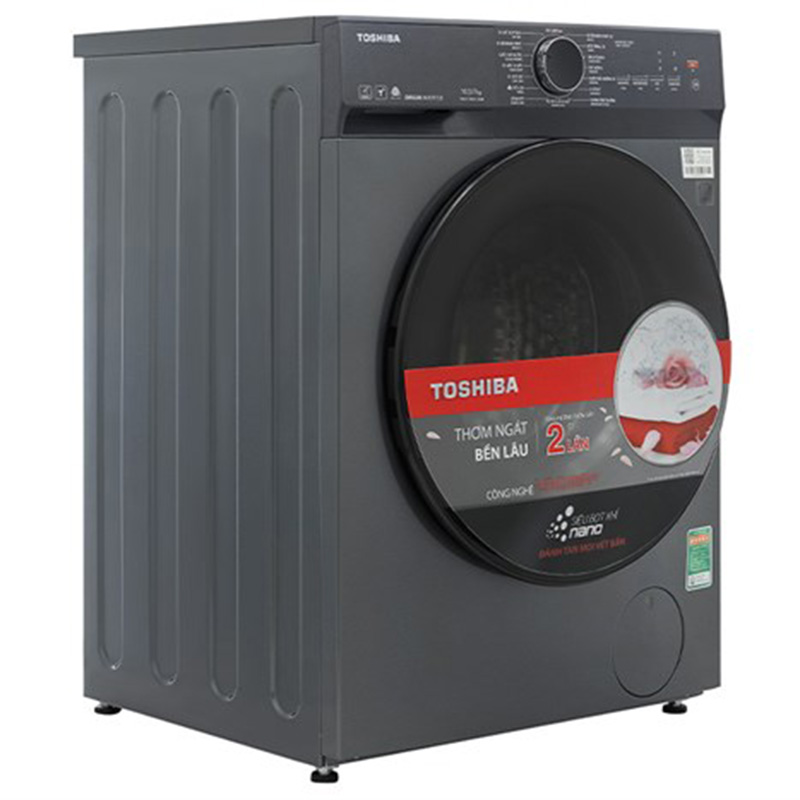 Máy giặt sấy Toshiba Inverter giặt 10.5 kg - sấy 7 kg TWD-T21BU115UWV(MG)