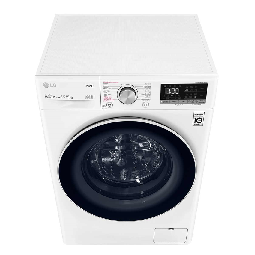 Máy giặt thông minh LG AI DD 8.5kg+ sấy 5kg FV1408G4W