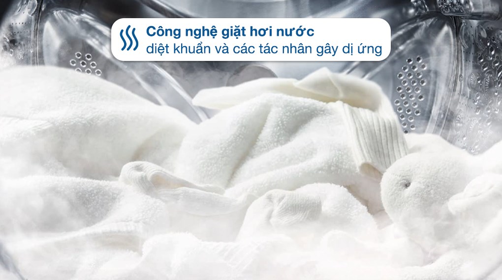 Máy giặt thông minh LG AI DD 9kg+ sấy 5kg FV1409G4V