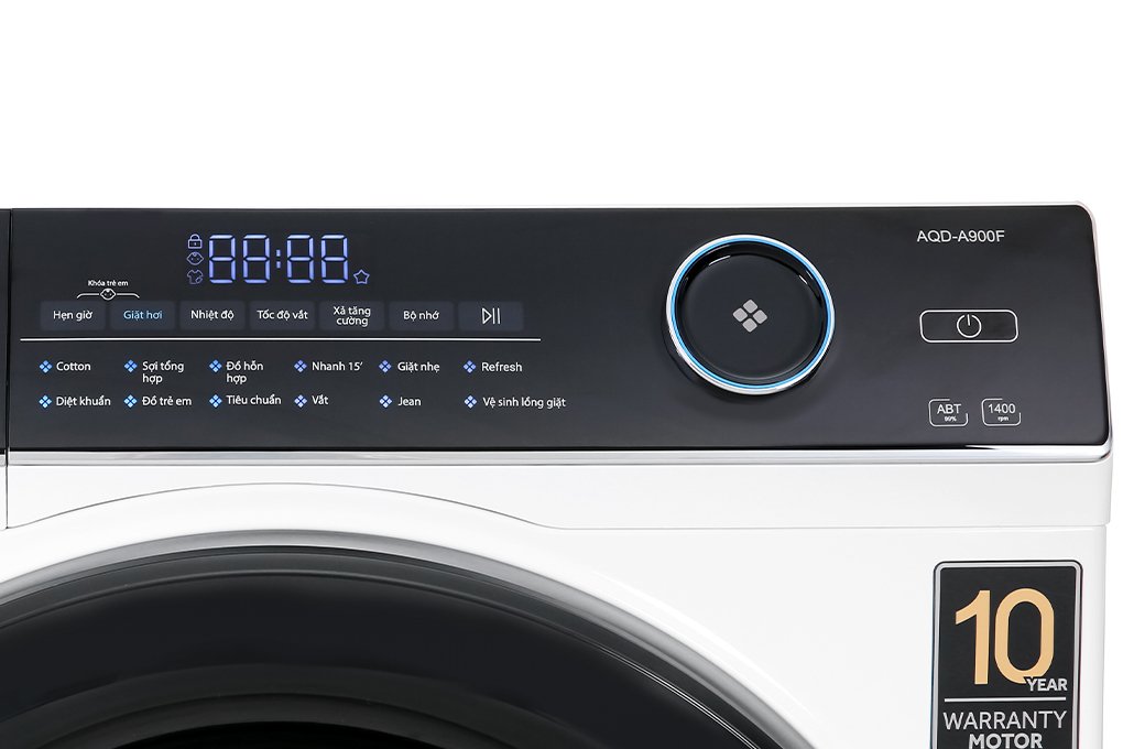 Máy giặt lồng ngang Aqua Inverter 9Kg AQD-A900F.W