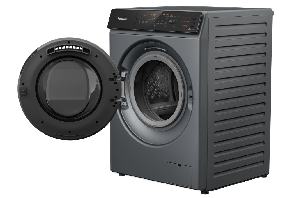 Máy giặt lồng ngang Panasonic Inverter 10Kg+sấy 6Kg NA-S106FC1LV