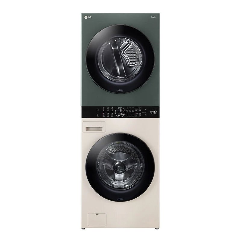 Tháp máy giặt cao cấp LG WashTower 21Kg + sấy 16Kg WT2116SHEG
