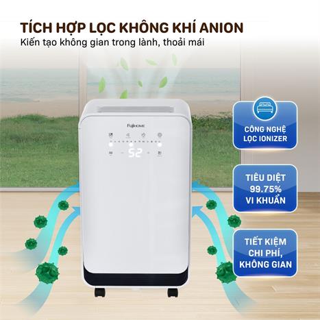 Máy hút ẩm điện tử 10L FujiHome DH10