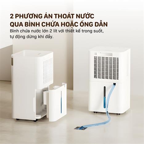 Máy hút ẩm kết hợp lọc khí 20L Fujihome DH20NW WIFI