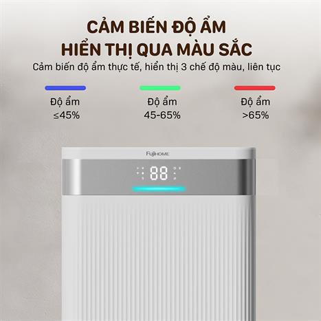 Máy hút ẩm kết hợp lọc khí 30L Fujihome DH30NW WIFI