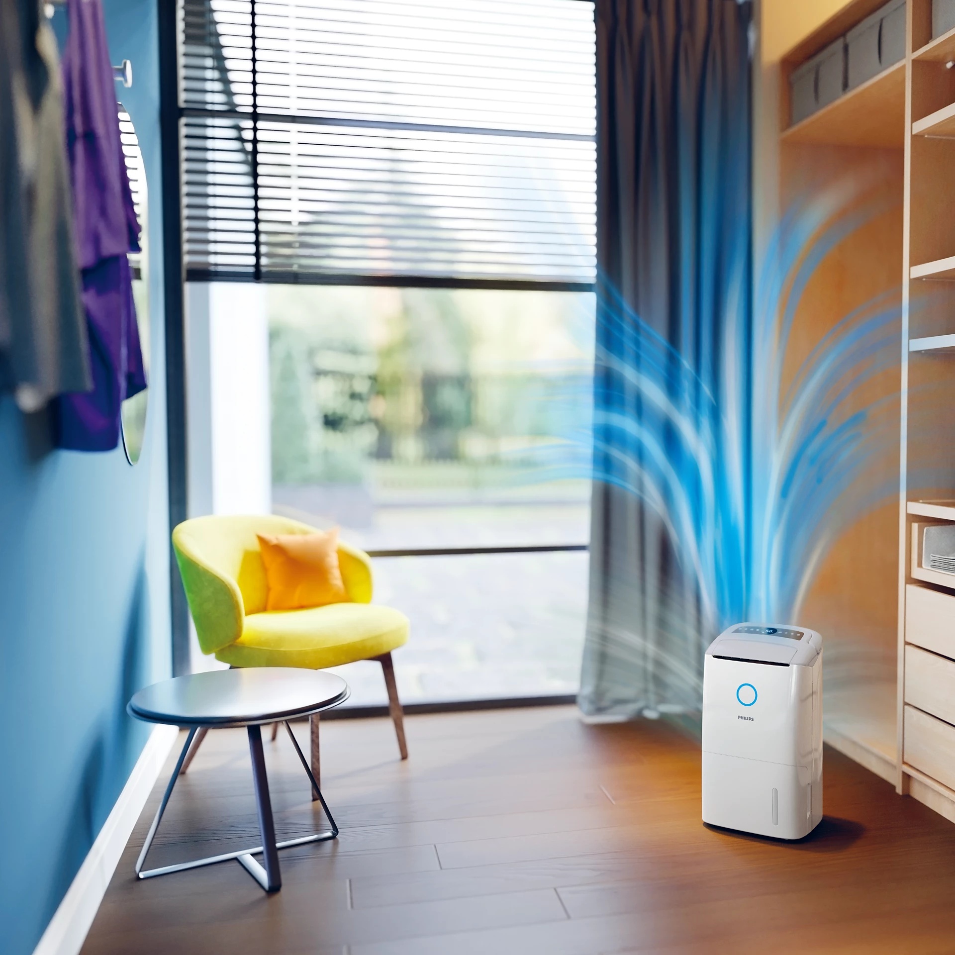 Máy hút ẩm kết hợp lọc không khí 4L Philips DE5305/11