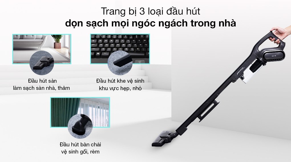 Máy hút bụi cầm tay Deerma DX700S-đen