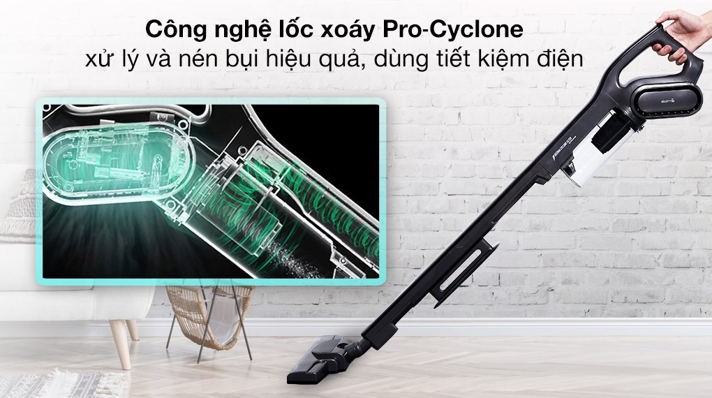 Máy hút bụi cầm tay Deerma DX700S-đen