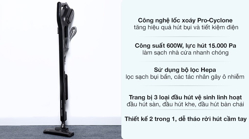 Máy hút bụi cầm tay Deerma DX700S-đen