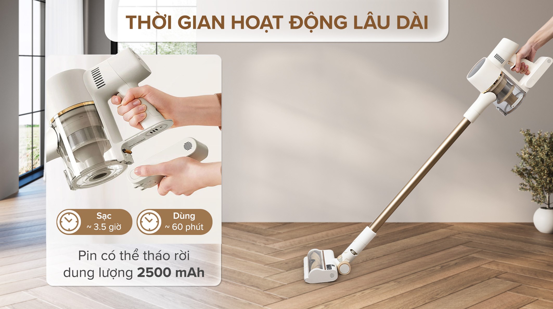 Máy hút bụi cầm tay không dây Dreame R10