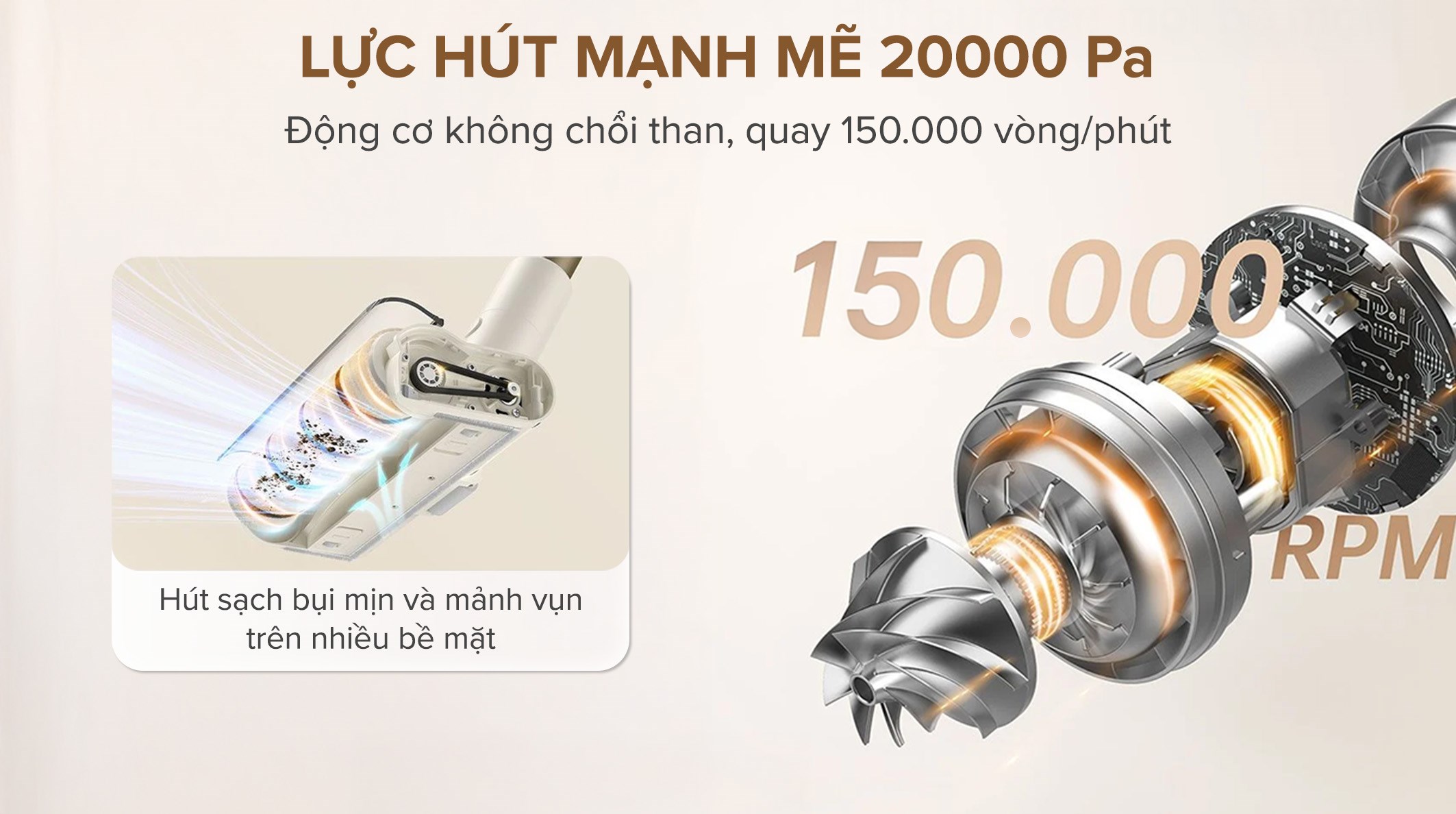 Máy hút bụi cầm tay không dây Dreame R10